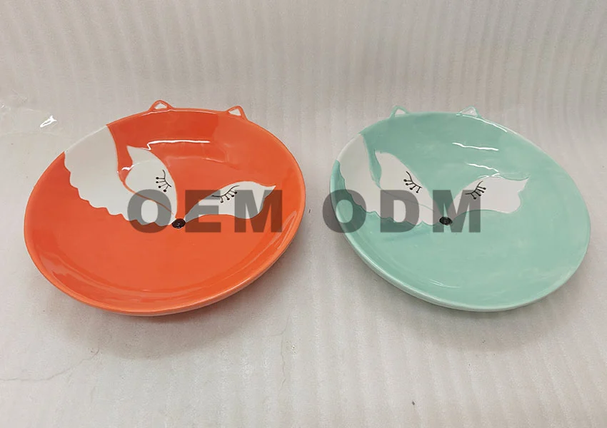 Antibacterial Ceramic Cat Bowl
