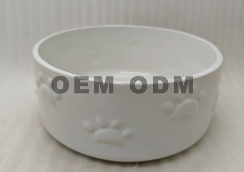 Food Grade Ceramic Cat Bowl 